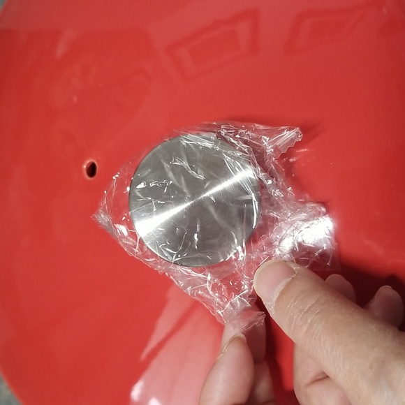 Servappetit Modern Simplicity 10 inches Ceramic Grill Pan With Lid In Red NIB - Picture 6 of 7